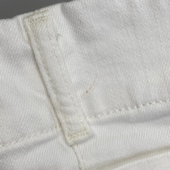 Maeve Women’s The Colette Crop Wide Leg Jeans Size 31 White — High Rise - Picture 4 of 13